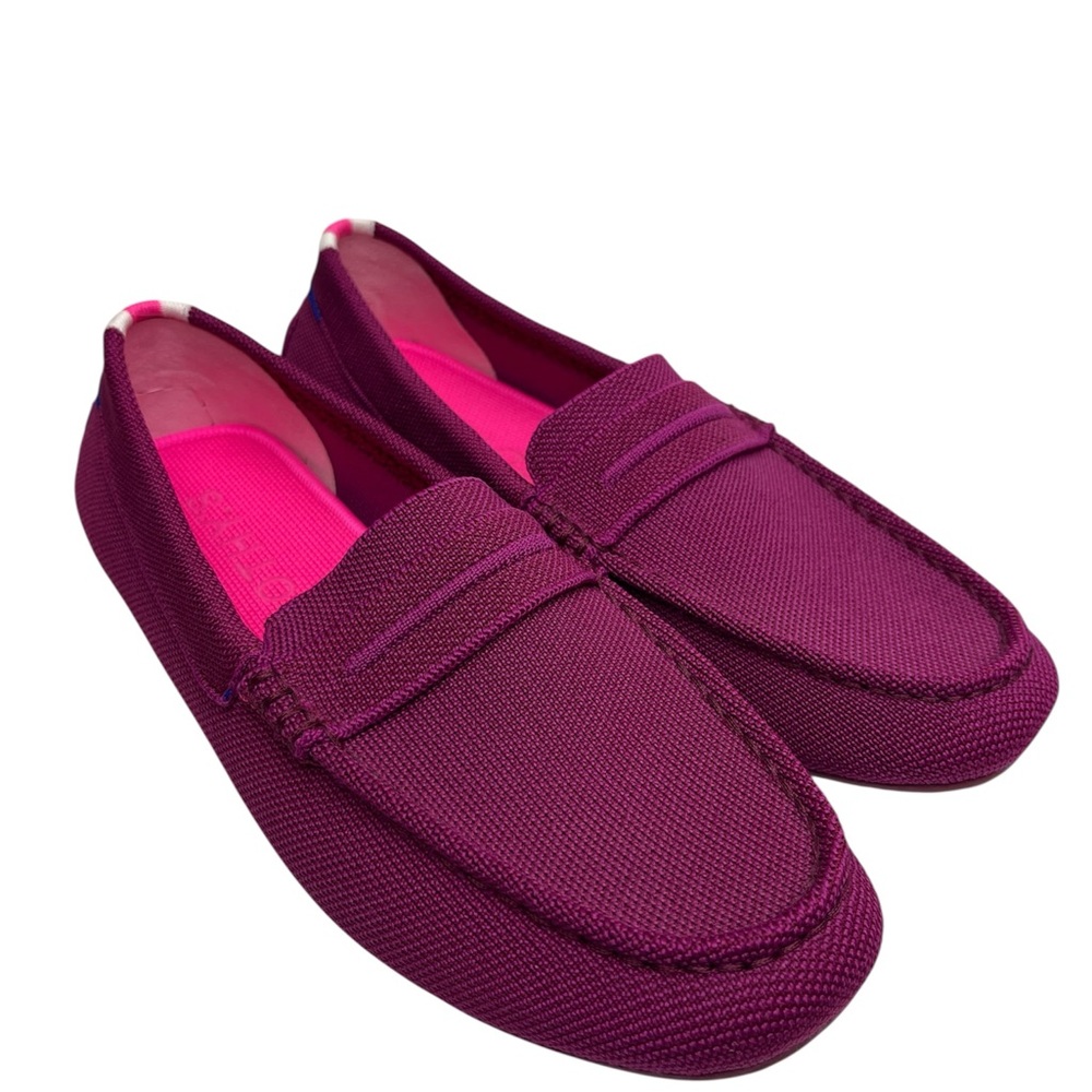 Rothy’s Driver Loafer Raspberry Pink Shoes Women’s size 10
